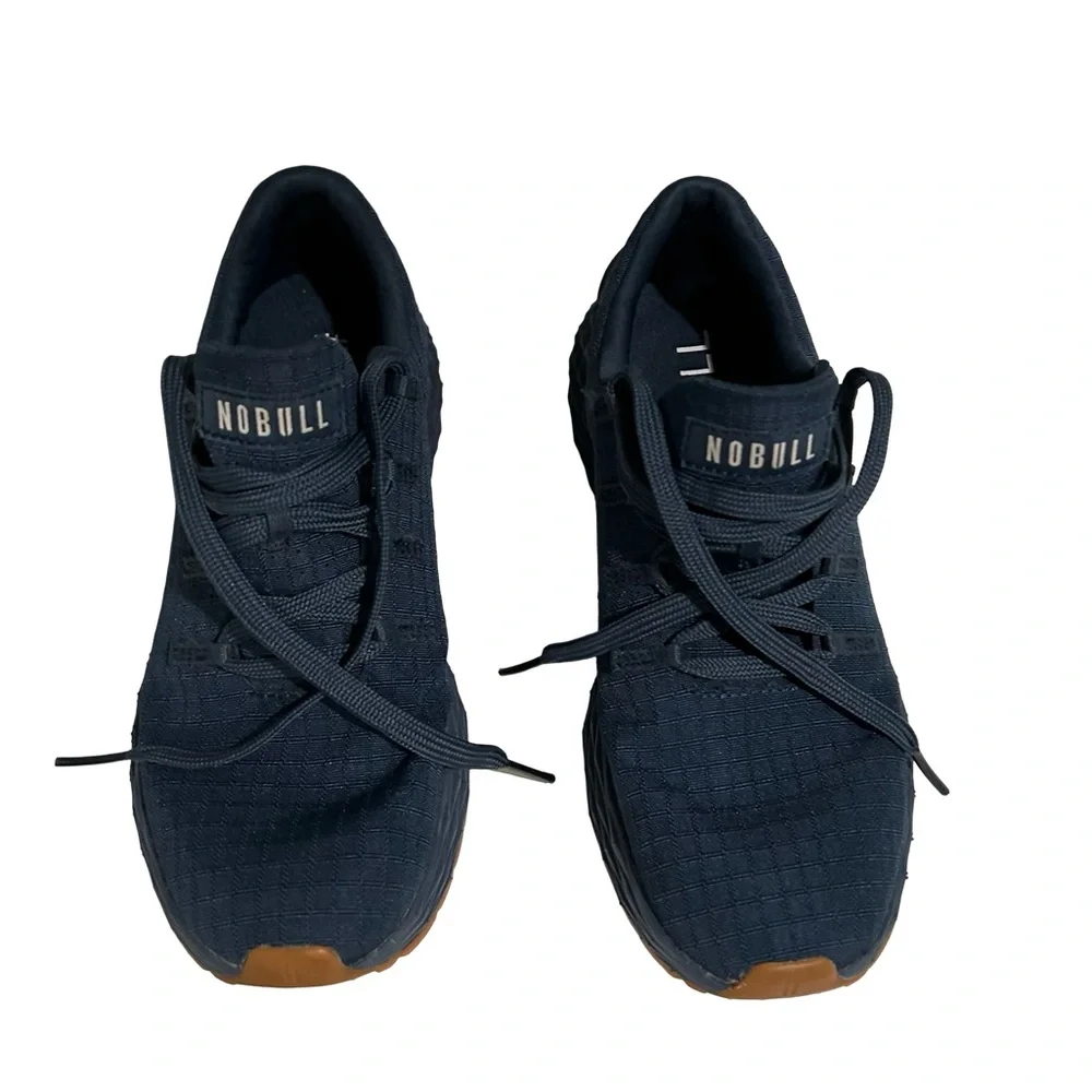 NOBULL Women’s Trainers Allday Ripstop Runners 6.5 navy blue EUC - Picture 5 of 16